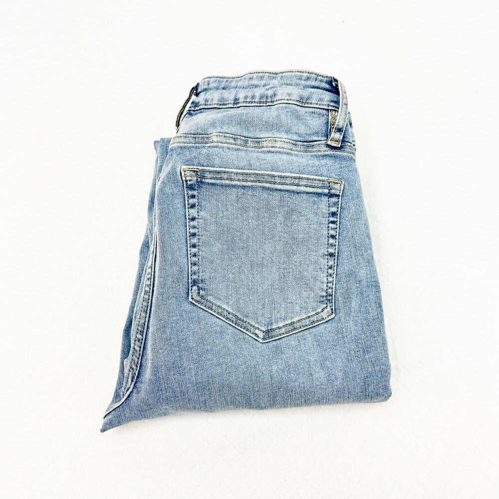 Frame Le Crop Mini Boot Colorado Wash Light Wash Denim Jeans Size 29